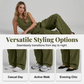 ⏳Time-Limited Special⏰Voluminous Lantern Trousers – Pleated, Drawstring Waist, Pockets 🍁
