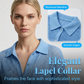 🌸 40% OFF NOW! 🌸Women Short Sleeve Knit Button Shirt Free Gift Necklace