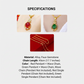 Elegant Four-Leaf Clover Teardrop Necklace