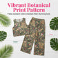👗 50% OFF NOW!🌴 Printed Two-Piece Set – Sleeveless Top & Wide-Leg Pants – Resort Essential ✨