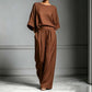 📢📢40% OFF !! ⏰Women's Two-Piece Loose Fit Top and Wide-Leg Pants Set