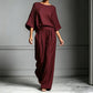 📢📢40% OFF !! ⏰Women's Two-Piece Loose Fit Top and Wide-Leg Pants Set
