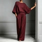 📢📢40% OFF !! ⏰Women's Two-Piece Loose Fit Top and Wide-Leg Pants Set