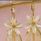 📢📢39% OFF !! ⏰Elegant Flower Tassel Dangle Earrings