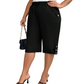 📢📢50% OFF !! ⏰Women's Casual Comfortable Elastic Waist Capri Pants