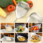 📢📢40% OFF !!⏰ Stainless Steel Skimmer Spoon – Fast draining, heat-safe & versatile – Perfect for frying, soups & pasta 🍳
