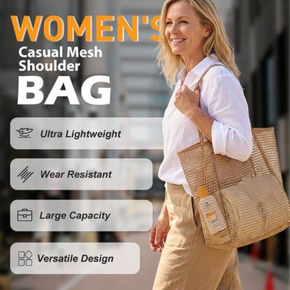 📢📢40% OFF !! ⏰Women's Casual Mesh Shoulder Bag