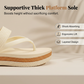 📢📢40% OFF !! ⏰Women's Woven Strap Platform Flip-Flops – Cushioned footbed & durable straps – Lightweight, perfect for beach, pool or casual summer days – comfy and stylish ☀️
