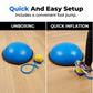 📢📢35% OFF !! ⏰Half Balance Ball Trainer with Resistance Band