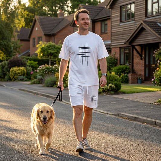 📢📢50% OFF !!⏰Men's Casual Top & Shorts 2-Piece Set