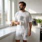 📢📢50% OFF !!⏰Men's Casual Top & Shorts 2-Piece Set