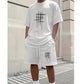 📢📢50% OFF !!⏰Men's Casual Top & Shorts 2-Piece Set