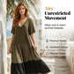 📢📢40% OFF !! ⏰ Bohemian Leopard Maxi Dress – V-Neck, Tiered, Flowy Resort Style