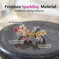 Women's Vibrant Floral Crawler Earrings