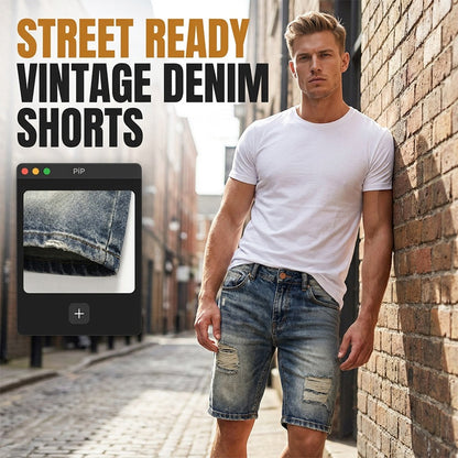 📢📢42% OFF !!⏰Vintage Distressed Denim Shorts