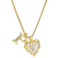 💎 LIMITED-TIME 50% OFF! 💥 Heart Shaped Letters Micro Pave Chain Necklace – Initial Pendant, Titanium Steel, Adjustable ✨