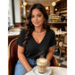 Women's Casual V-Neck Short Sleeve T-Shirt