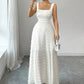 📢📢50% OFF !! ⏰Women's Sleeveless Square Neck Split Maxi Dress