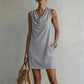 📢📢40% OFF !! ⏰Elegant Slim Fit Cowl Neck Dress