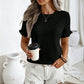 📢📢50% OFF !! ⏰Women's Elegant Ruffle Sleeve Summer Top