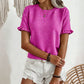 📢📢50% OFF !! ⏰Women's Elegant Ruffle Sleeve Summer Top