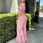 Women’s Crop Top and Flared Pants Set