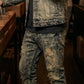Men's Slim Fit Ripped Denim Jeans