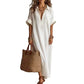 Women's Minimalist Solid Color Maxi Dress