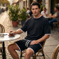 👕 LIMITED-TIME 50% OFF! ✨ Men's Waffle Knit T-Shirt & Shorts Set – Cooling Fabric, Relaxed Fit 🌿