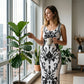 📢📢50% OFF !!⏰Women's Classic Floral Print Maxi Dress