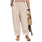 📢📢50% OFF !!⏰Women's Relaxed Fit Cuffed Ankle Pants