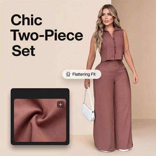 👗 2026 Sale — Over 41,000 Sold! 🌟Women's Sleeveless Top & Pants 2-Piece Set