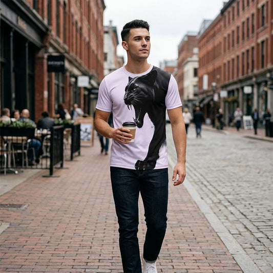📢📢50% OFF !! ⏰Men's Breathable Graphic Printed T-Shirt