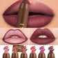 💄 Long-Lasting Matte Lip Crayon for Women | 2-in-1 Liner & Lipstick | Hydrating & Non-Drying | Precision Triangular Tip | 6 Colors ✨