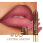 💄 Long-Lasting Matte Lip Crayon for Women | 2-in-1 Liner & Lipstick | Hydrating & Non-Drying | Precision Triangular Tip | 6 Colors ✨