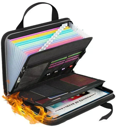 ⏳Time-Limited Special⏰Fireproof Accordion File Folder – Ultimate Document Security