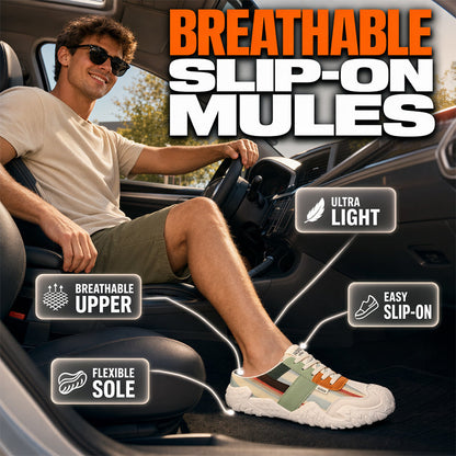 📢📢40% OFF !!⏰Men's Breathable Slip-On Mules
