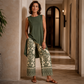 📢📢40% OFF !! ⏰Women’s Casual Sleeveless Top & Wide-Leg Pants Set