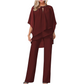 📢📢40% OFF !! ⏰Elegant Asymmetrical Two-Piece Pant Set