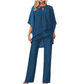 📢📢40% OFF !! ⏰Elegant Asymmetrical Two-Piece Pant Set
