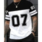 📢📢50% OFF !! ⏰Men’s Bold Number Graphic Sports T-Shirt