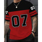 📢📢50% OFF !! ⏰Men’s Bold Number Graphic Sports T-Shirt