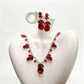 📢📢50% OFF !!⏰Elegant Tulip Necklace and Earrings Set