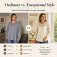 Lightweight Lace Patchwork Top – Soft Drape & Feminine Detail for Everyday Chic