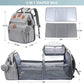 📢📢50% OFF !! ⏰ Foldable Diaper Bag with Changing Station