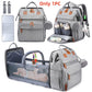 📢📢50% OFF !! ⏰ Foldable Diaper Bag with Changing Station