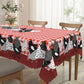 📢📢40% OFF !! ⏰Red Plaid Rooster Tablecloth