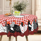 📢📢40% OFF !! ⏰Red Plaid Rooster Tablecloth