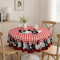 📢📢40% OFF !! ⏰Red Plaid Rooster Tablecloth