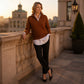 📢📢50% OFF !!⏰Women's Quarter Zip Pullover Sweater